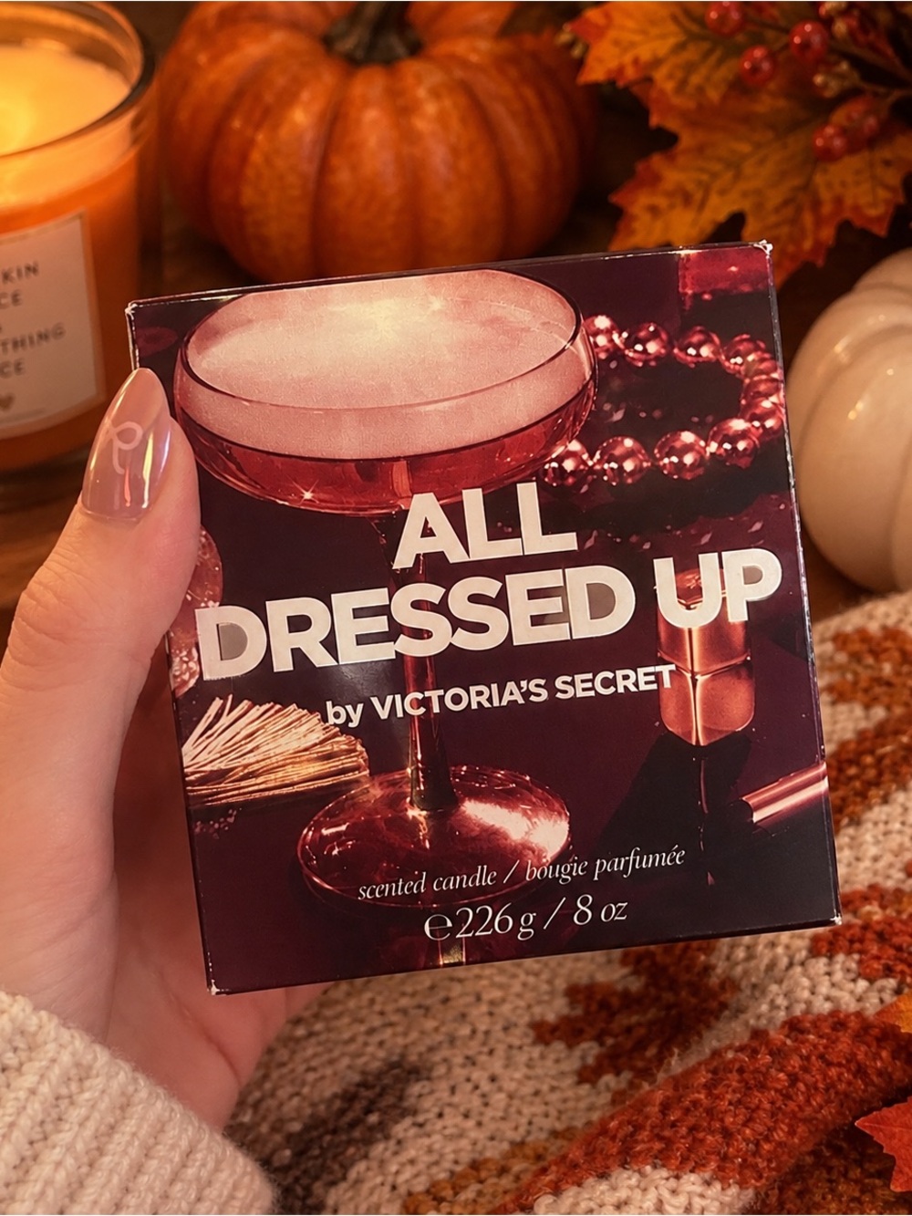 Victoria’s Secret candle in All Dressed Up